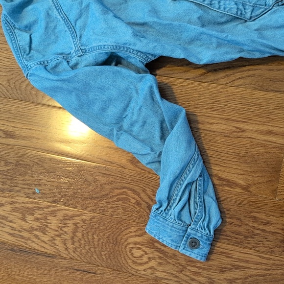 American Eagle - Denim Hoodie - Medium - Picture 5 of 6